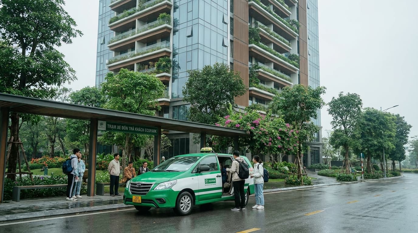 Đặt Xe Ghép Ecopark – Đón Tận Tòa Nhà, Đi Hà Nội Nhanh