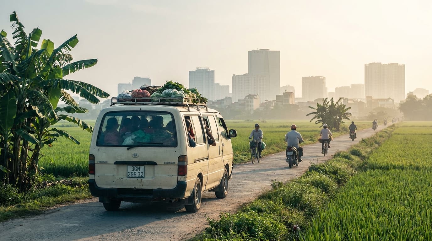 Đặt Xe Ghép Khoái Châu Đi Hà Nội – Nhanh, Rẻ, Tiện