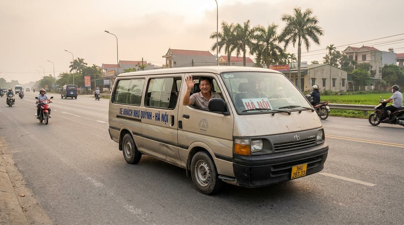 Đặt Xe Ghép Như Quỳnh – Đi Hà Nội Nhanh, Giá Tốt